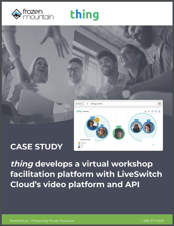 Virtual Event Facilitation Platform - Built with LiveSwitch Cloud